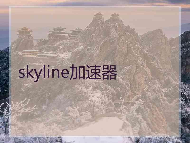 skyline加速器