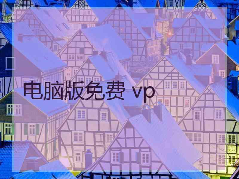 电脑版免费 vp