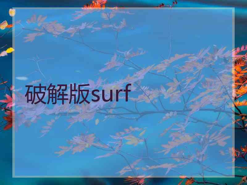 破解版surf