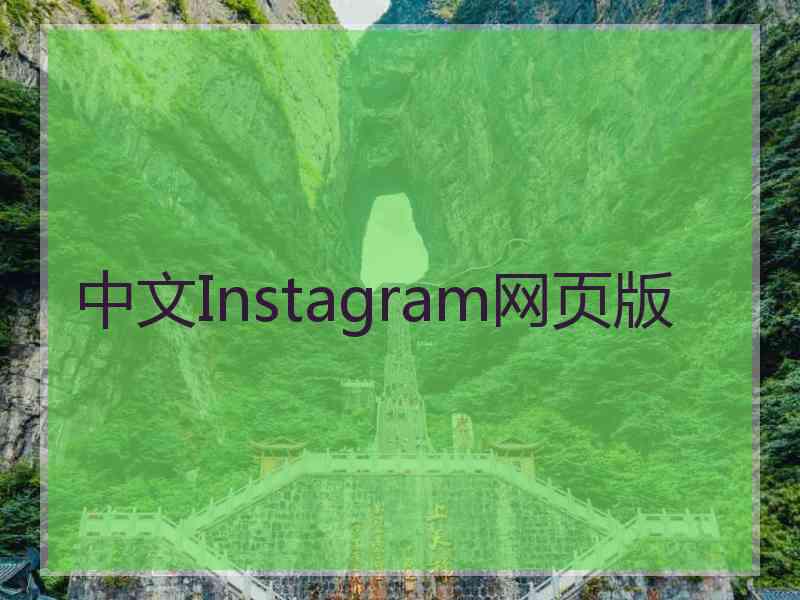 中文Instagram网页版