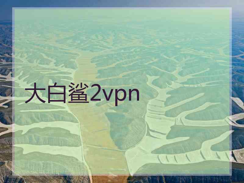 大白鲨2vpn