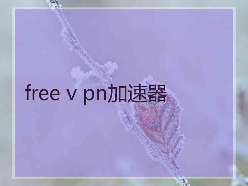 free v pn加速器