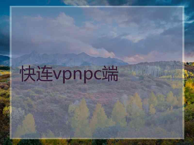 快连vpnpc端