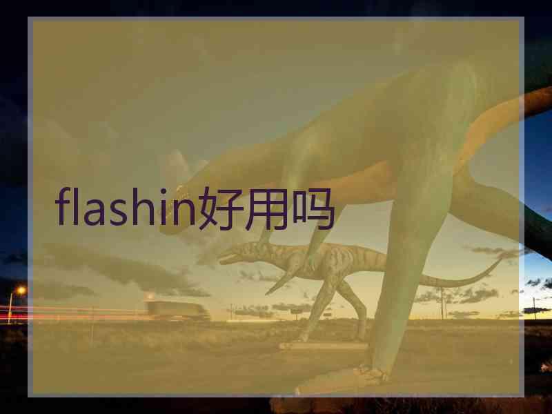 flashin好用吗