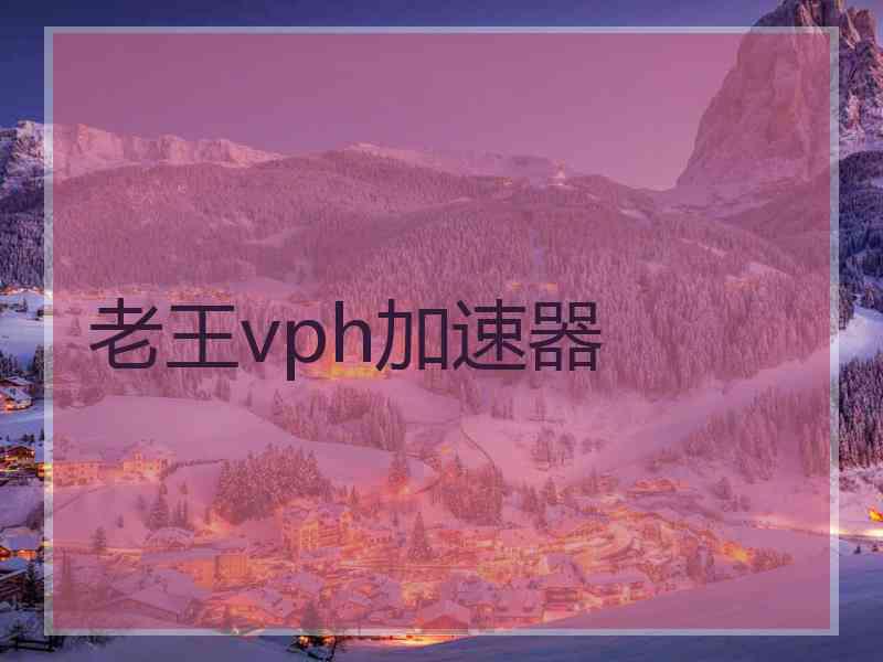 老王vph加速器