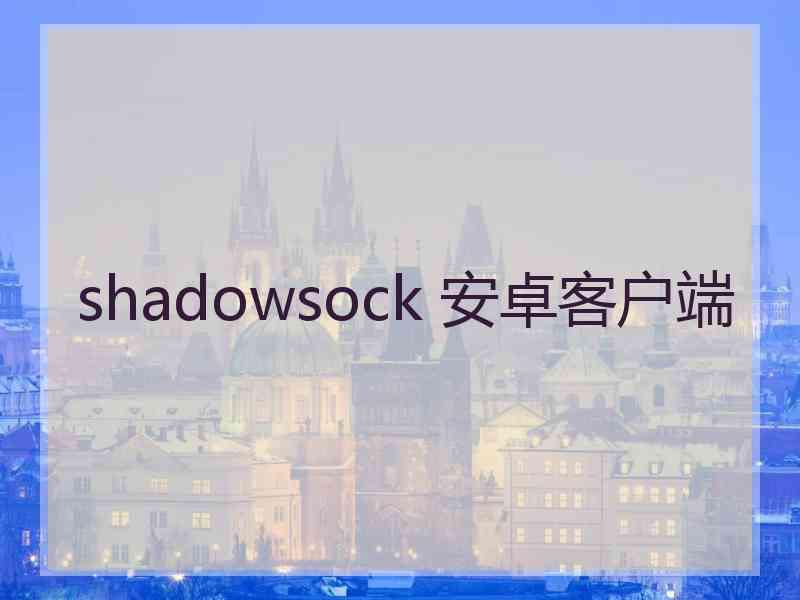 shadowsock 安卓客户端