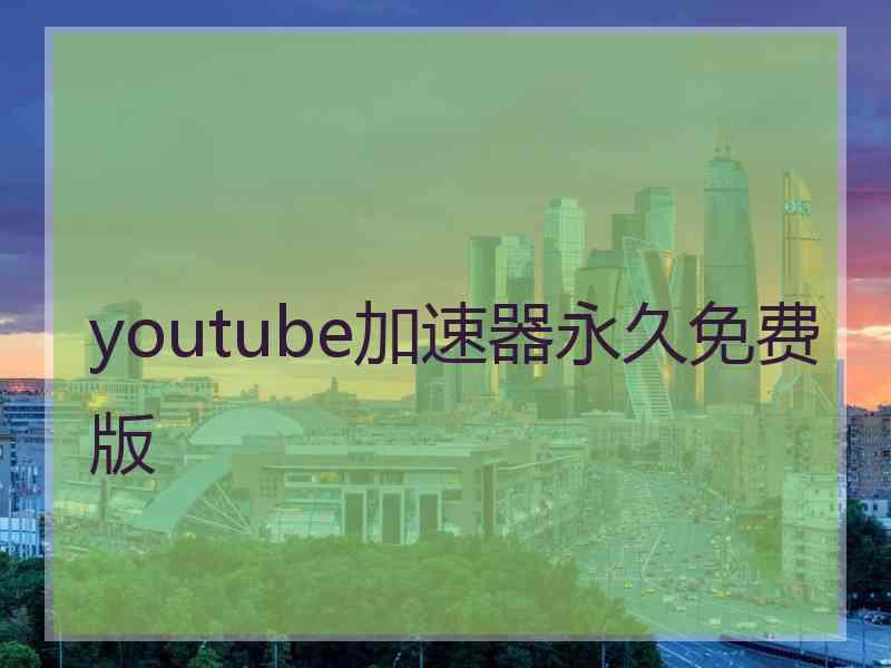 youtube加速器永久免费版