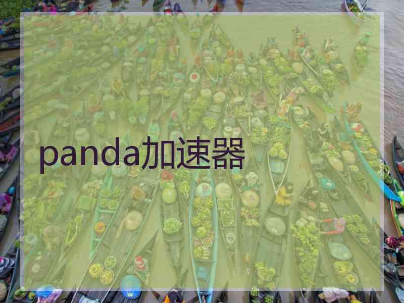 panda加速器