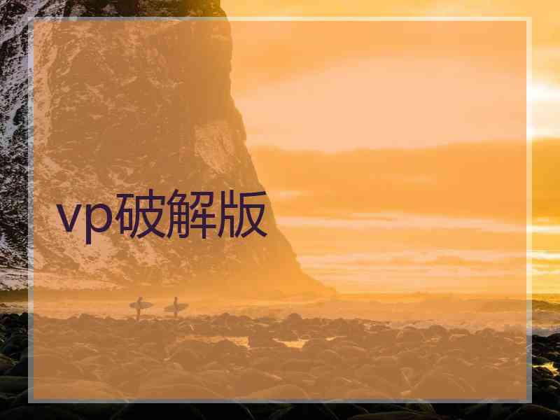 vp破解版