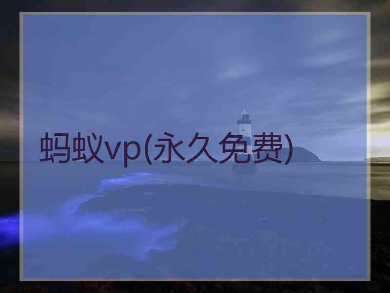 蚂蚁vp(永久免费)