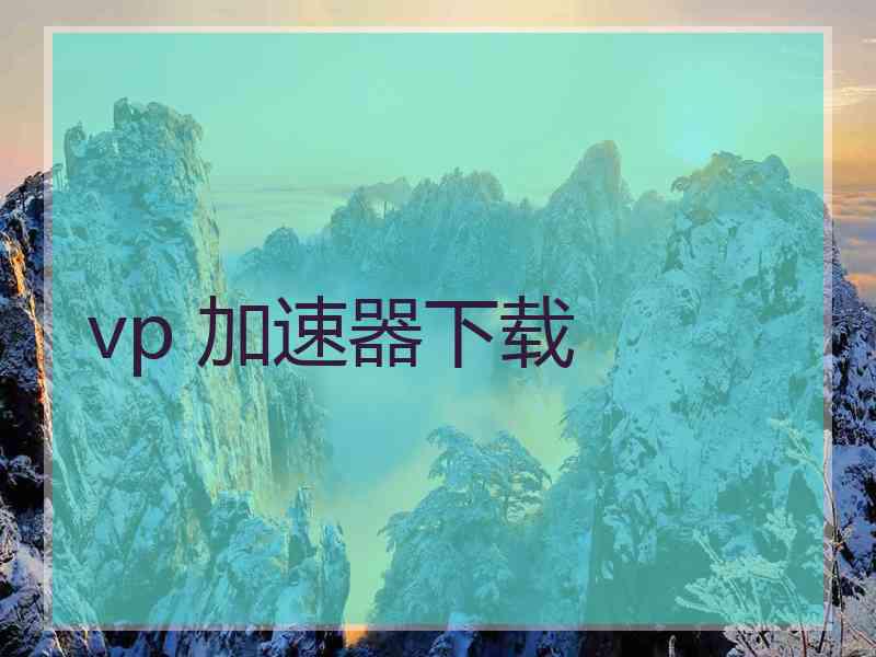 vp 加速器下载