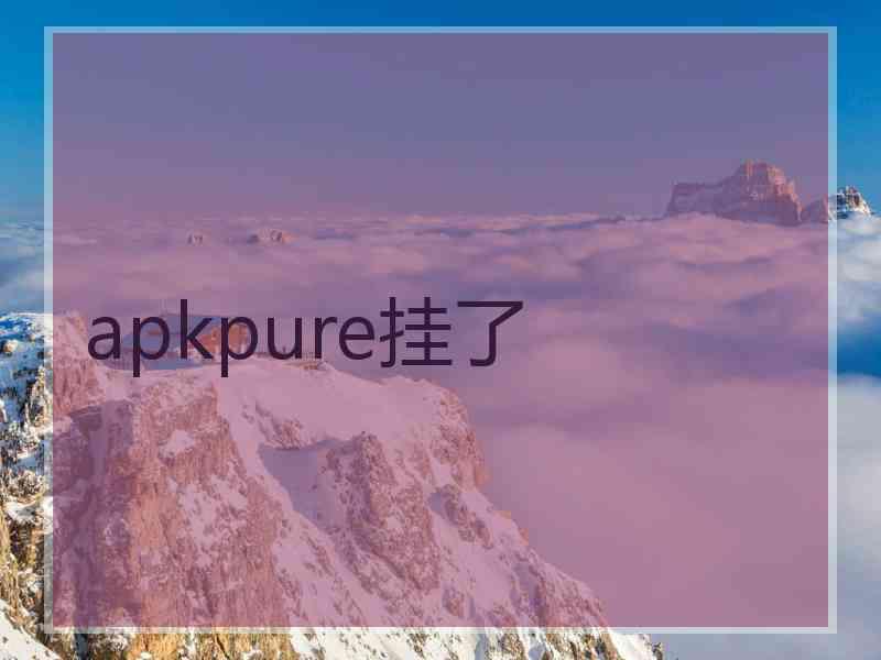 apkpure挂了