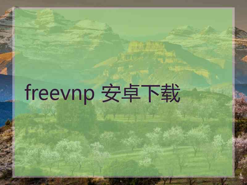 freevnp 安卓下载