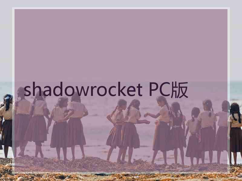 shadowrocket PC版