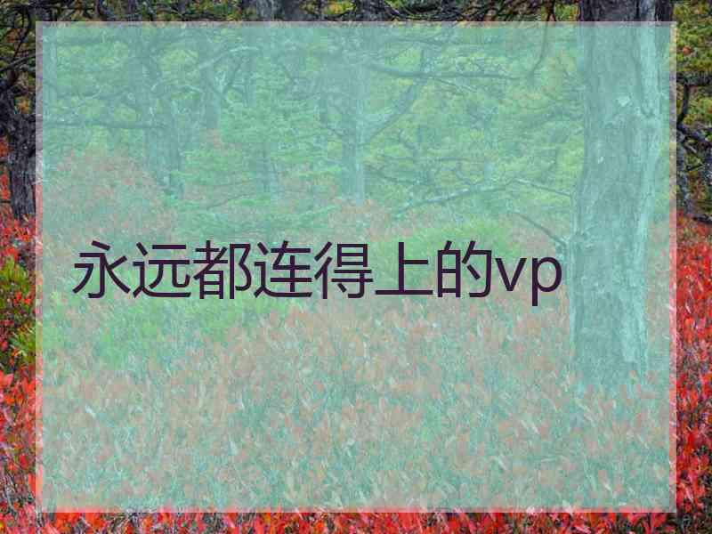 永远都连得上的vp