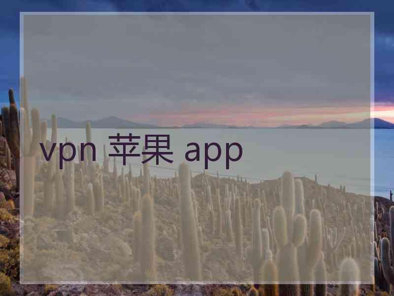 vpn 苹果 app