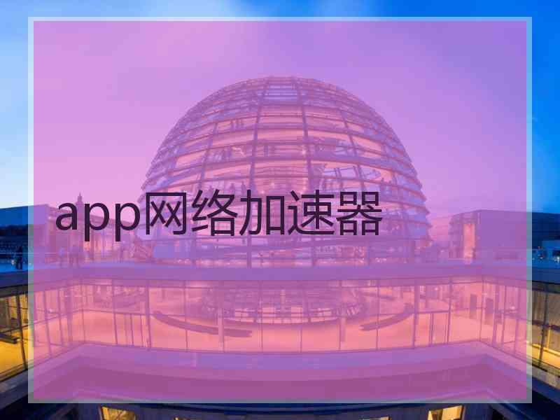 app网络加速器