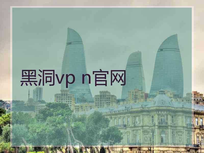 黑洞vp n官网