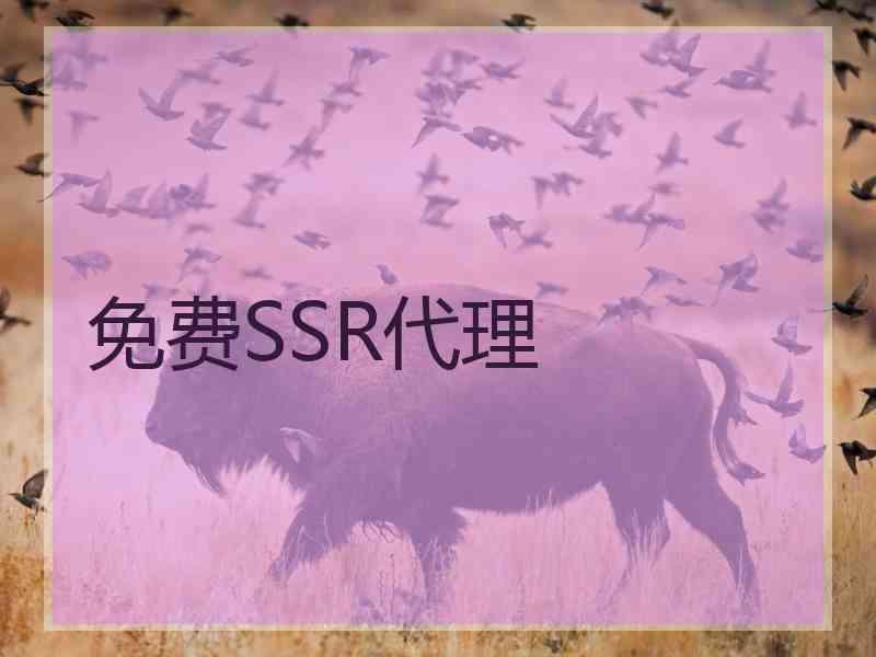 免费SSR代理