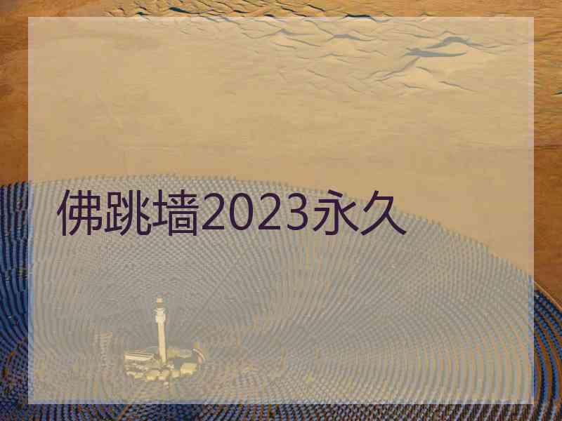 佛跳墙2023永久