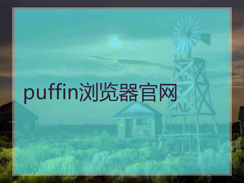 puffin浏览器官网