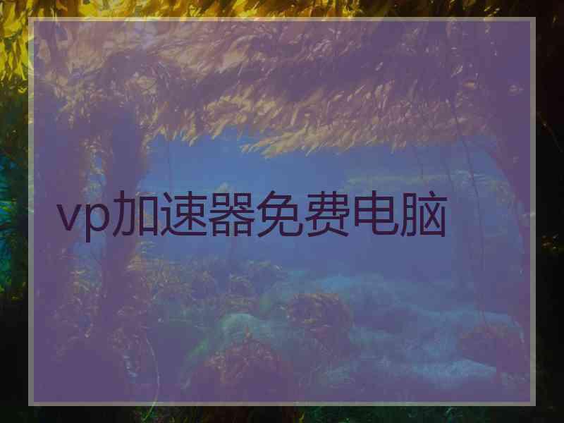 vp加速器免费电脑